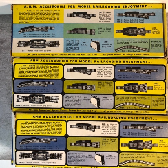 Lot of 3 Vintage AMS. Train Cars - Picture 6 of 11